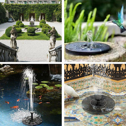 2022 Outdoor Solar Powered Floating Bird Bath Water Fountain Pump Garden Pond AU - Aimall
