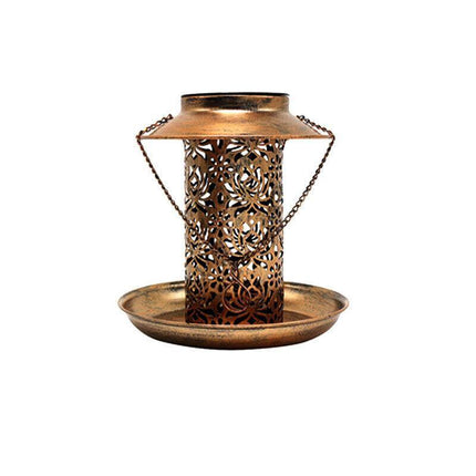Solar Powered Bird Feeder Light Hanging Outdoor Solar Lamp Solar Garden Light - Aimall