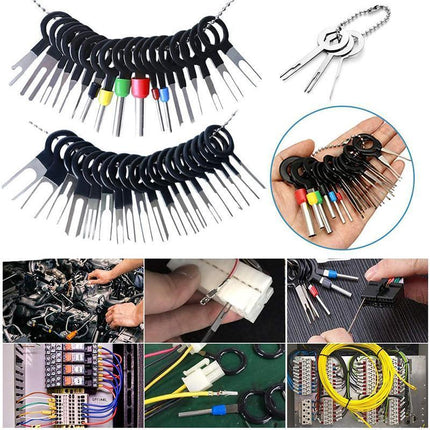 70Pcs Set Pin Ejector Wire Kit Extractor Auto Terminal Removal Connector Tool - Aimall