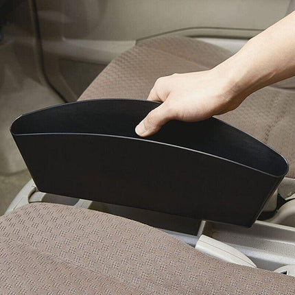 2PCS Car Seat Organiser Keys Pocket Caddy Phone Holder Side Slit Gap Storage Box - Aimall