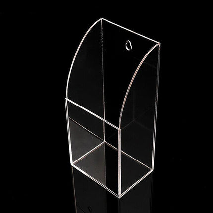 TV Remote Control Holder Wall Mount Clear Acrylic Organizer Stand Box Storage - Aimall