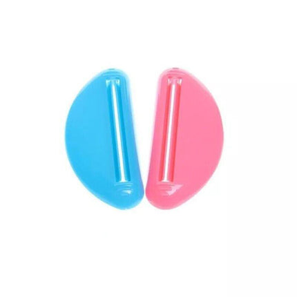 2PCS Plastic Toothpaste Tube squeezer Cream Dispenser Press Rolling Roller Tool - Aimall