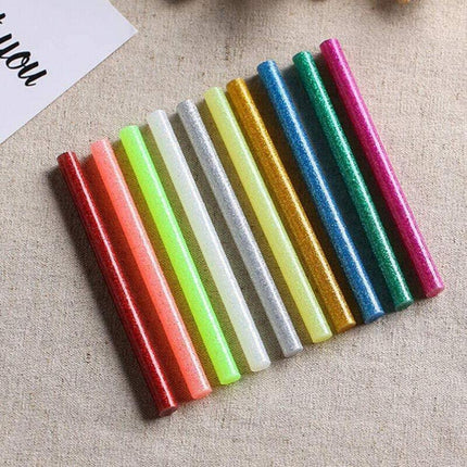 50-300PCS Colored Glitter Hot Melt Glue Gun Sticks For Arts Craft Wedding Card - Aimall