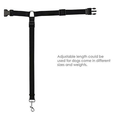 Dog Pet Safety Seat belt Clip for Car Vehicle Seatbelt Adjustable Harness LeadAU - Aimall