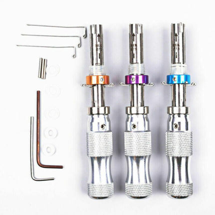 3X Tubular Locksmith Lock Tool Equipment 7.00MM 7.5MM 7.8MM Steel Set Safe Box - Aimall
