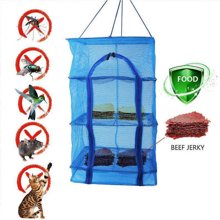 Air Dry Drying Net Vegetable Dehydrator Fruit Meat Fishing Jerky Food Beef Fish - Aimall