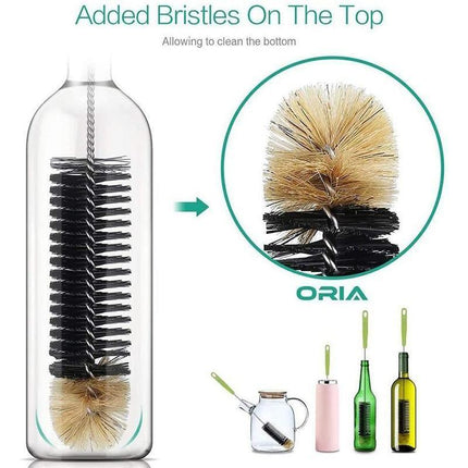 Bottle Brush Long Handle Cup Brush Kettle Brush Scrubbing Tool Cleaning Brushes - Aimall