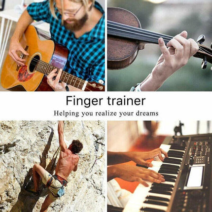 3Pcs Finger Stretcher Hand Resistance Band Grip Strength Exercise Fitness Wrist - Aimall