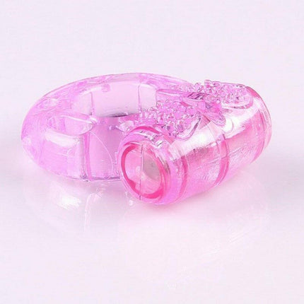 Vibrating Cock Ring Rabbit Vibrator Massager Toy Couple Penis Clit Butterfly Au Aimall