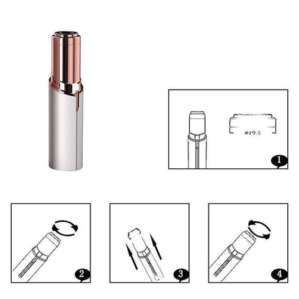 4PCS For Gen1 Flawless Touch Facial Clean Hair Remover Replacement Heads Blades - Aimall