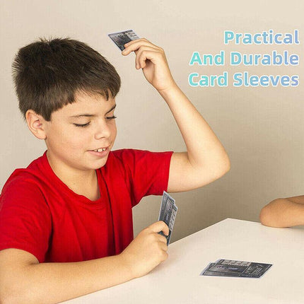 Ultra Soft Trading Card Sleeves Clear Penny Protector 100PCS for Pokemon NBA YuGiOh - Aimall