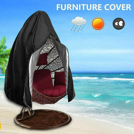 Hanging Swing Egg Chair Cover Furniture Garden Rattan Outdoor Rain Waterproof AU - Aimall