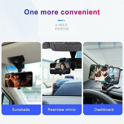 360° Clip On Dashboard Dash Mount Mobile In Car Phone Holder Stand Cradle iphone - Aimall