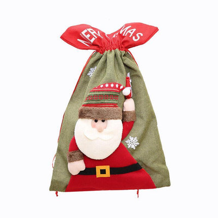 New Christmas Large Jumbo Felt Santa Sack Children Xmas Gifts Candy Stocking Bag - Aimall