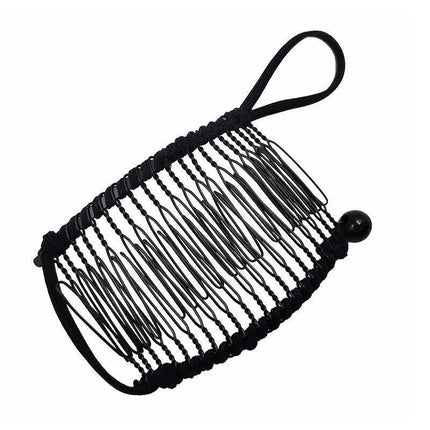 Vintage Banana Hair Clip Christmas Hair Claw Accessory Stretchable Banana Comb - Aimall