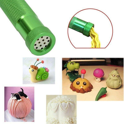 Polymer Clay Gun Extruder Sculpey Sculpting Tool w/ 20 Discs Cake Tool Craft New - Aimall