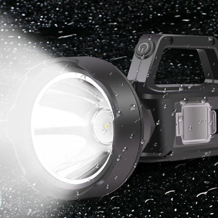 Solar LED Searchlight USB Rechargeable Spotlight Flashlight Torch Power Bank AU - Aimall