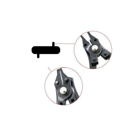 4In1 Circlip Plier Set Combination Snap Ring Plier Retaining Clip Plier AU Stock - Aimall