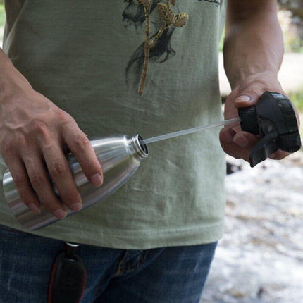 500ML BBQ Dispenser Stainless Steel Sprayer Kitchen Olive Cooking Spray Bottle - Aimall
