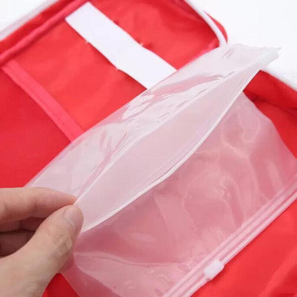 Portable Empty Emergency First Aid Box Pack Outdoor Camping Survival Bag - Aimall