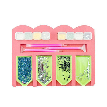 Diamond Painting Tray Organizer Holder Kit Drill Pens Tools Accessories DIY AU - Aimall