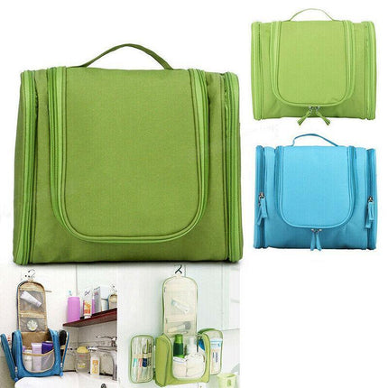 Makeup Bag Travel Cosmetic Toiletry Case Hanging Storage Large Bag Organizer AU - Aimall