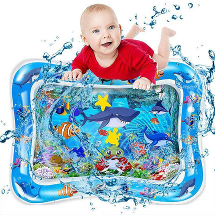 Baby Water Play Inflatable Mat Kids Children Infants Tummy Fun Time Sea World AU - Aimall