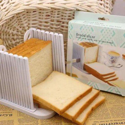 Kitchen Maker Slicing Cutting Tool Bread Toast Slicer Guide Cutter Mold Sandwich - Aimall