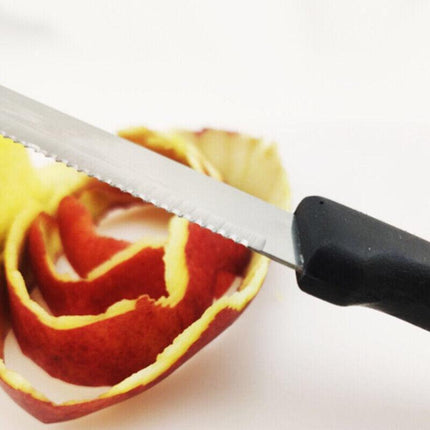 6 Pcs Steak Knives Dinner Set Stainless Steel Serrated Dishwasher Safe Knife AU - Aimall