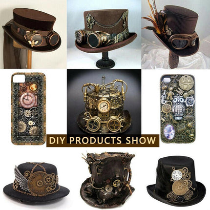 100g Assorted Gears Steampunk Cogs Gears Pendants Clock Wheels Gear Mix DIY Craf - Aimall