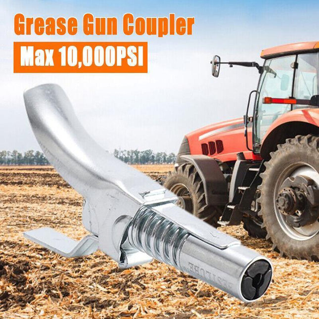 Grease Gun Coupler Quick Release One Hand 1/8” NPT Fitting 10000psi New AU Stock - Aimall