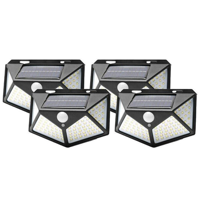 100 LED Motion Solar Light Sensor Wall Lights Outdoor Security Safety Home Lamp - Aimall