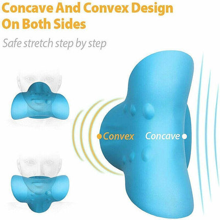 Cervical Traction Pillow, Neck Stretcher Device - Neck Pain,Headaches,TMJ Relief - Aimall