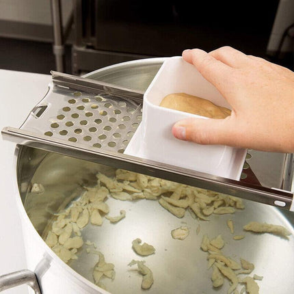 Blade Stainless Steel Spaetzle Maker Egg Tool Dumpling Pasta Hopper Noodle Press - Aimall