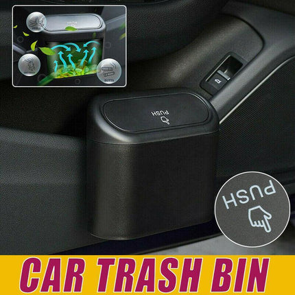 Auto Car Trash Rubbish Can Garbage Dust Dustbin Box Case Holder Bin Mini Trash - Aimall