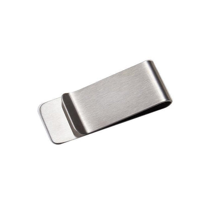 2PCS Money Clip Cash Note Business Card Holder Stainless Steel Mens Wallet Metal - Aimall