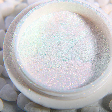 Mermaid Effect Chrome Pearl Shell Powder Glitter Dust Shimmer Pigment Nail Art - Aimall