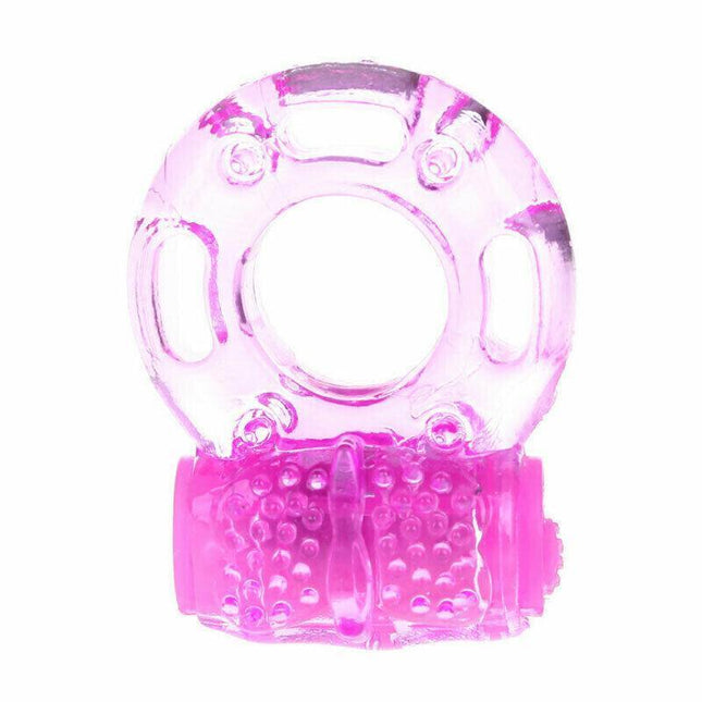 Vibrating Cock Ring Rabbit Vibrator Massager Toy Couple Penis Clit Butterfly Au Aimall