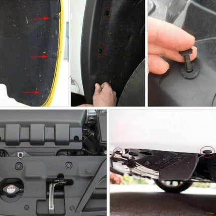 731x Car Trim Body Clips Kit Rivets Retainer Auto Panel Bumper Plastic Fastener - Aimall