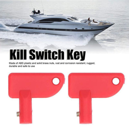 2PCS Battery Car Off Spare Switch Universal Key Cut Power Isolator Kill AU Stock - Aimall