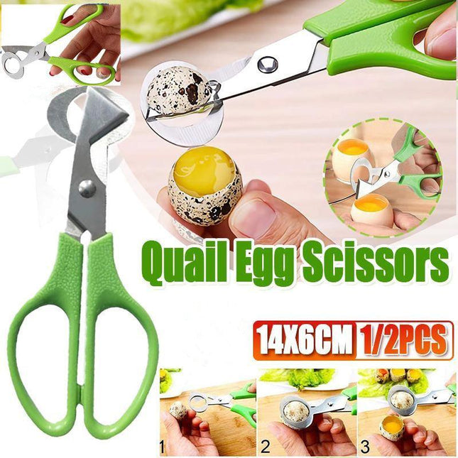 Pigeon Quail Egg Scissors Cracker Opener Cigar Cutter Tool Stainless Steel - Aimall