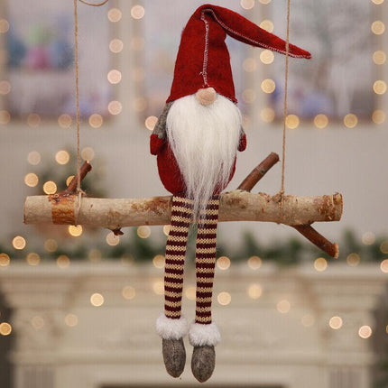 Decorations Window Decoration Christmas Faceless Doll Santa Claus Ornaments AU - Aimall