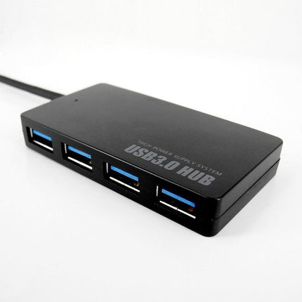 Multi USB 3.0 Hub 4 Port High Speed Slim Compact Expansion Smart Splitter OZ - Aimall