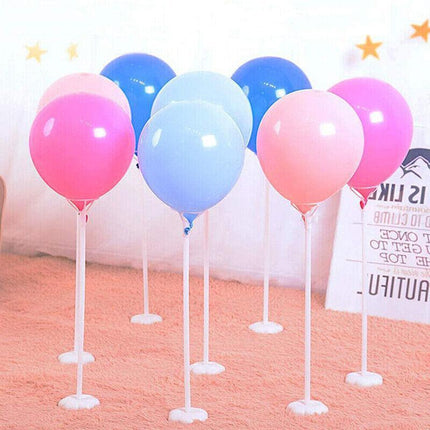 6-24PCS Balloon Stand Base Holder Shower Kids Birthday Wedding Party Table Decor - Aimall