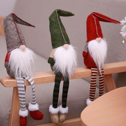 Decorations Window Decoration Christmas Faceless Doll Santa Claus Ornaments AU - Aimall