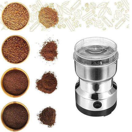Electric Coffee Grinder Nut Bean Spice Milling Stainless Steel Grinding Machine - Aimall