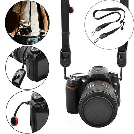 Camera Strap Quick Release Neck Hanging Belt Leash Shoulder for DSLR/SLR Camera - Aimall