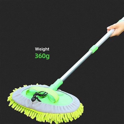 New Telescopic Car Brush Wash Soft Care Mop Vehicle Cleaning Window Adjustable - Aimall
