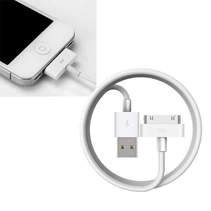USB Data Charger Cable for Apple iPhone 4S 4 3GS iPod Touch iPad 2 3 Sync Cord - Aimall