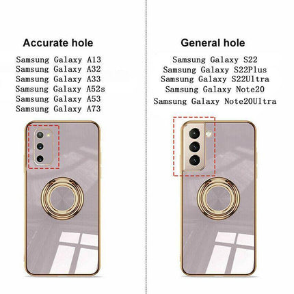 Magnetic Shockproof Ring Holder Case Cover For Samsung S22 Ultra S22Plus Note 20 - Aimall
